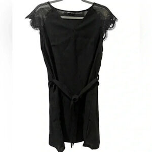 SHEIN XL Black Short sleeve dress